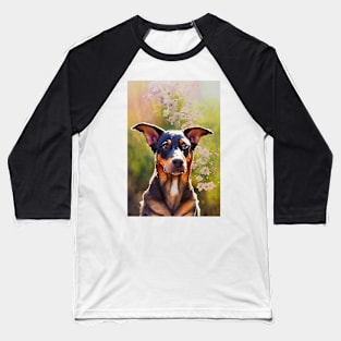 Watercolor doberman Baseball T-Shirt